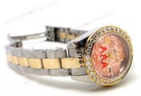 Replica ROLEX Datejust 2-Tone Pink Flower Diamond Ladies Watch